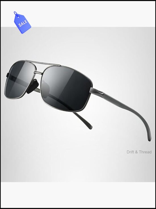 Other - Ultra Lightweight Rectangular Polarized Sunglasses UV400 Protection for Men